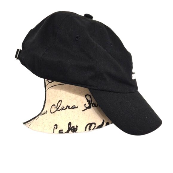 Adidas Original Snapback Hat Adjustable Black Baseball Cap Logo on top brim - Picture 3 of 8